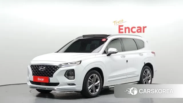 Hyundai Santa Fe TM 2019 Белый из Кореи