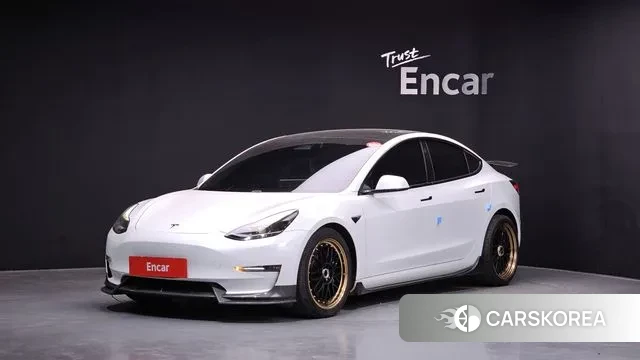 Tesla Model 3 2021 Белый из Кореи