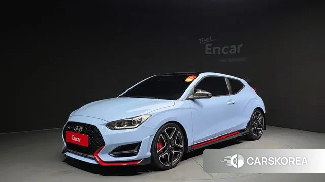 Hyundai Veloster (JS) 2022 Небесно-голубой из Кореи