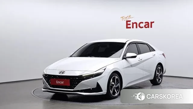 Hyundai Avante (CN7) 2020 Белый из Кореи