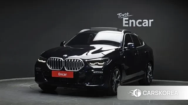 BMW X6 (G06) 2021 Черный из Кореи