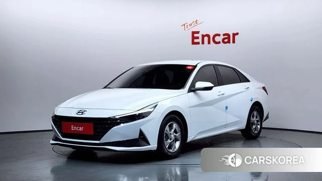 Hyundai Avante (CN7) 2020 Белый из Кореи