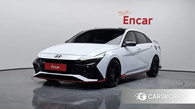 Hyundai Avante (CN7) 2021 Белый из Кореи