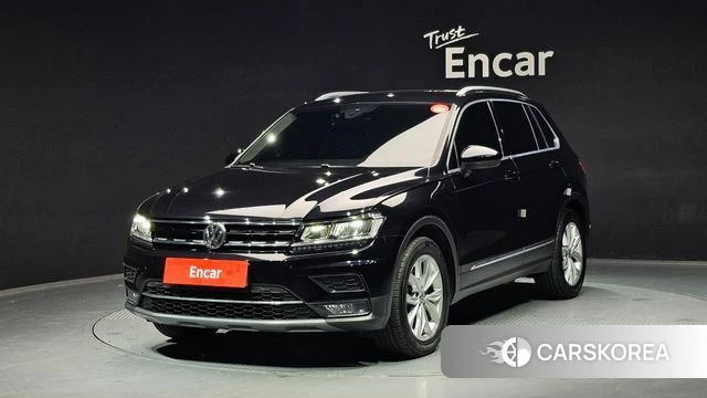 Volkswagen Tiguan second Generation 2020 Черный из Кореи