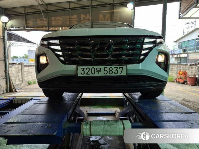 Hyundai Tucson Hybrid (NX4) 2023 Белый из Кореи