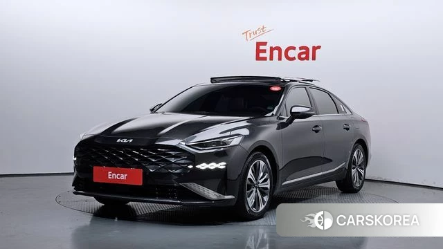 Kia K8 Hybrid 2023 Серый из Кореи