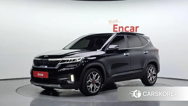 Kia Seltos 2019 Черный из Кореи