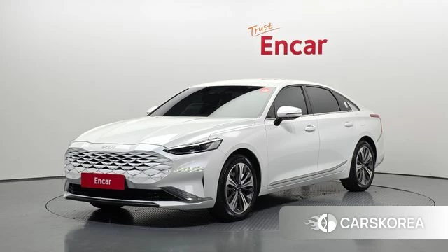 Kia K8 Hybrid 2021 Белый из Кореи