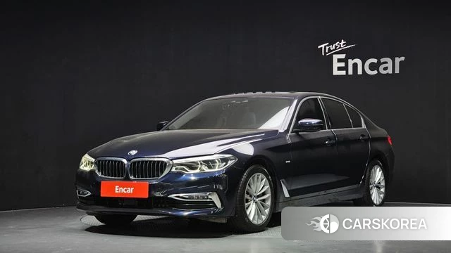 BMW 5 Series (G30) 2018 Синий из Кореи