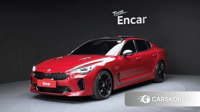 Kia Stinger Meister 2021 Красный из Кореи
