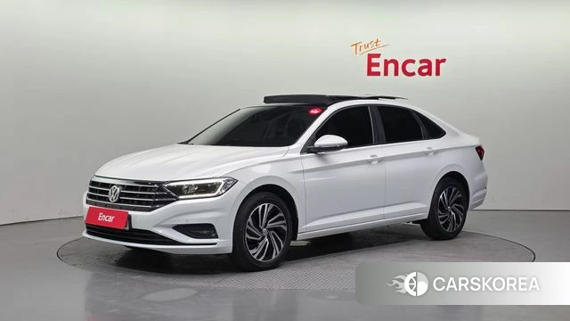 Volkswagen 7th Generation of Jetta 2021 Белый из Кореи
