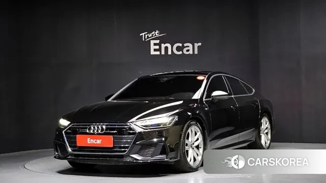Audi A7 (4K) 2021 Черный из Кореи