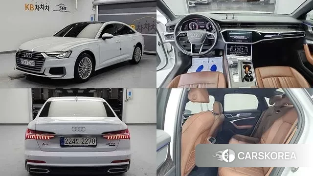 Audi A6 (C8) 2021 Белый из Кореи