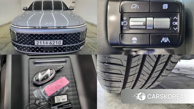 Hyundai Grandeur (GN7) 2024 Серебристо-серый из Кореи