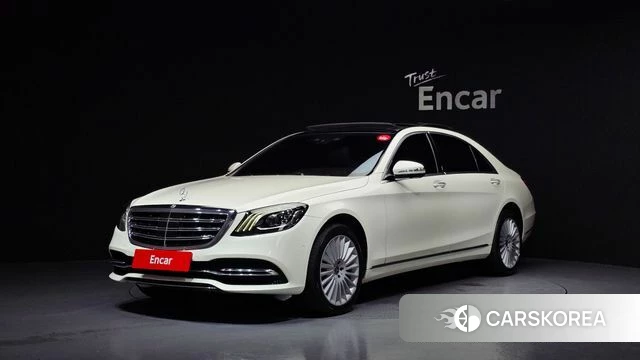 Mercedes-Benz S-Class W222 2019 Белый из Кореи