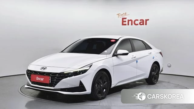 Hyundai Avante (CN7) 2023 Белый из Кореи