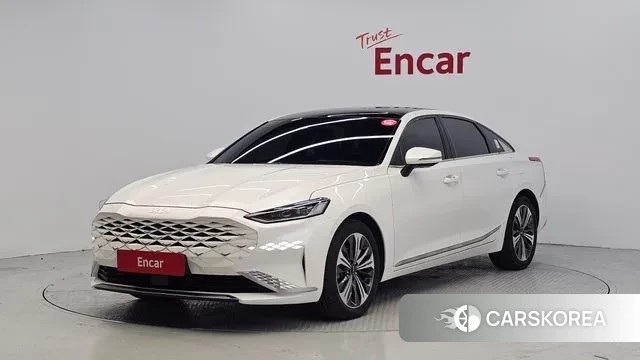 Kia K8 Hybrid 2021 Белый из Кореи