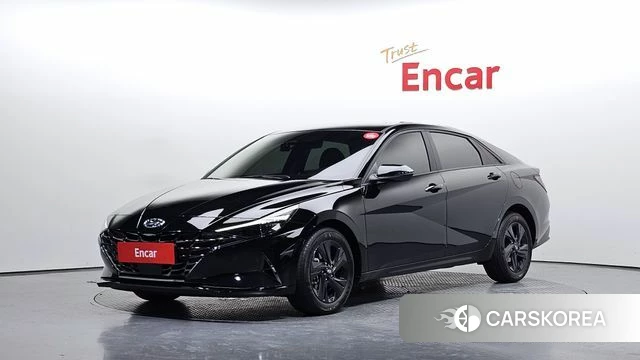 Hyundai Avante (CN7) 2023 Черный из Кореи