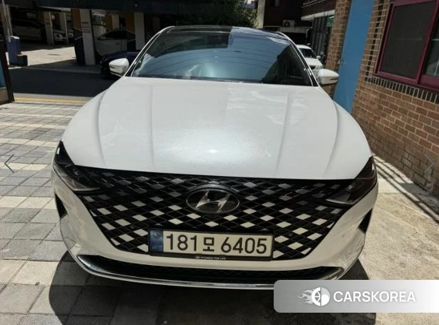 Hyundai The New Grandeur IG Hybrid 2021 Белый из Кореи