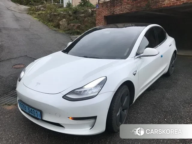 Tesla Model 3 2020 Белый из Кореи