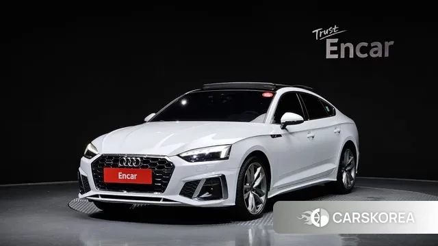 Audi A5 (F5) 2023 Белый из Кореи