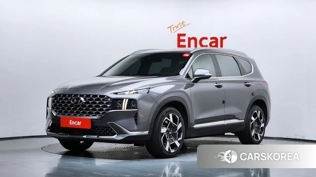 Hyundai The New Santa Fe 2023 Серый из Кореи