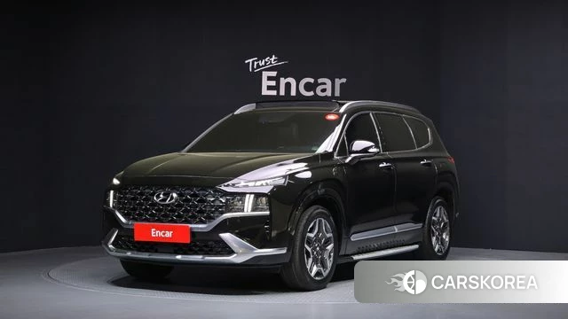 Hyundai The New Santa Fe 2021 Черный из Кореи