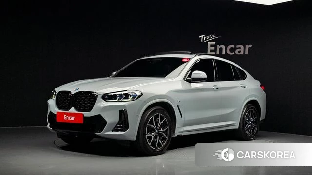 BMW X4 (G02) 2022 Серебристо-серый из Кореи