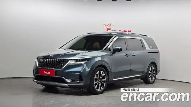 Kia Carnival 4th generation 2020 Небесно-голубой из Кореи