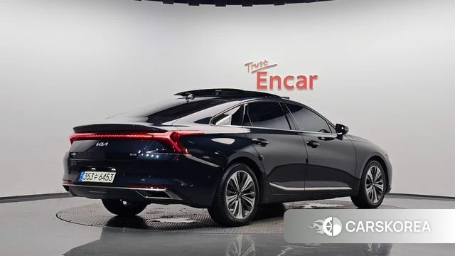 Kia K8 Hybrid 2021 Синий из Кореи