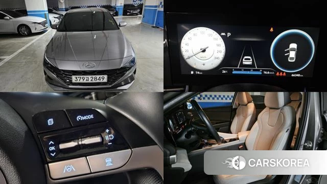 Hyundai Avante (CN7) 2022 Серый из Кореи