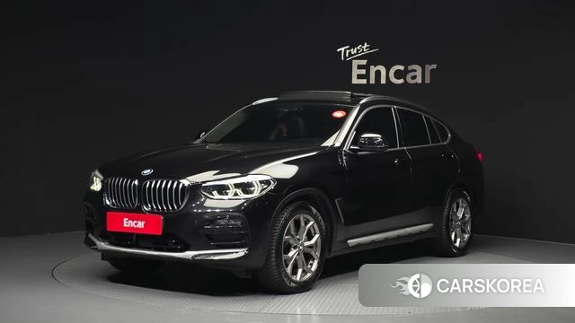 BMW X4 (G02) 2020 Черный из Кореи