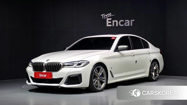 BMW 5 Series (G30) 2021 Белый из Кореи