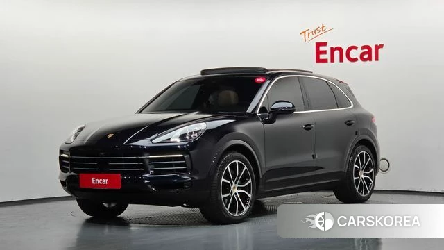 Porsche Cayenne (PO536) 2022 Синий из Кореи