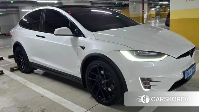 Tesla Model X 2019 Белый из Кореи