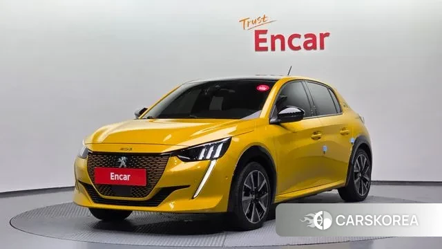 Peugeot e-208 second Generation 2021 Желтый из Кореи
