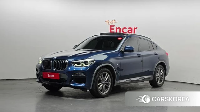BMW X4 (G02) 2021 Синий из Кореи
