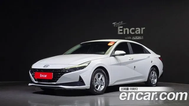 Hyundai Avante (CN7) 2021 Белый из Кореи