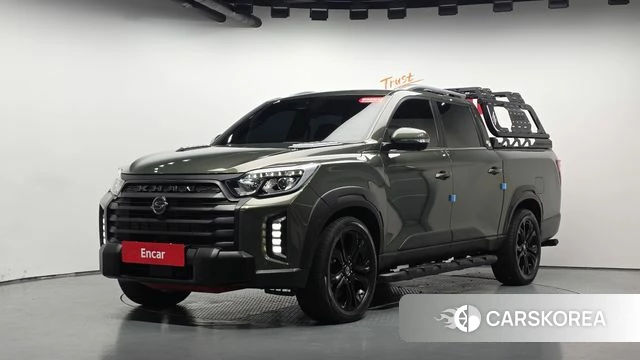Ssangyong The New Rexton Sports Cannes 2022 Темно-зеленый из Кореи