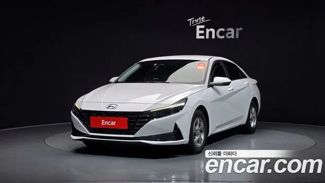 Hyundai Avante (CN7) 2022 Белый из Кореи