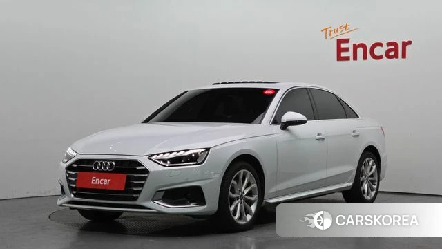 Audi A4 (B9) 2022 Белый из Кореи