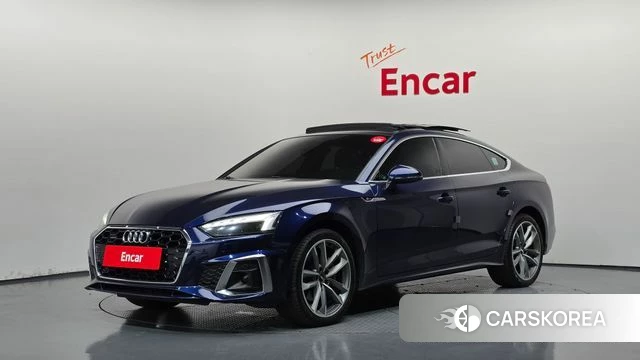 Audi A5 (F5) 2021 Синий из Кореи