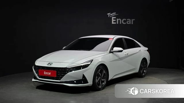 Hyundai Avante (CN7) 2020 Белый из Кореи
