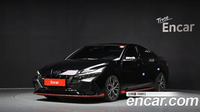 Hyundai Avante (CN7) 2022 Черный из Кореи