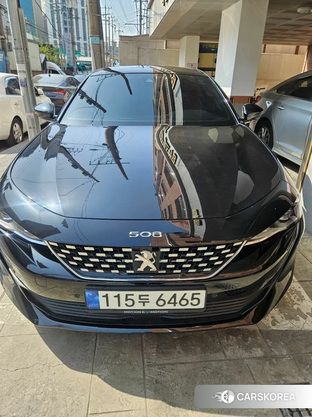 Peugeot 508 second Generation 2021 Черный из Кореи