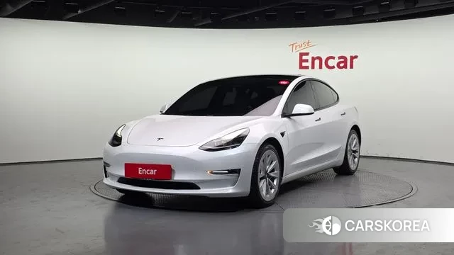 Tesla Model 3 2021 Белый из Кореи