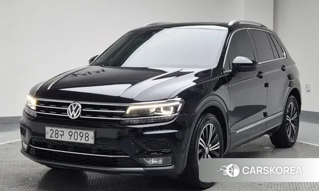 Volkswagen Tiguan second Generation 2018 Черный из Кореи