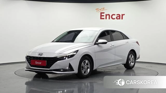 Hyundai Avante (CN7) 2021 Белый из Кореи