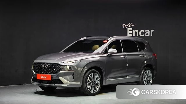 Hyundai The New Santa Fe 2022 Серый из Кореи