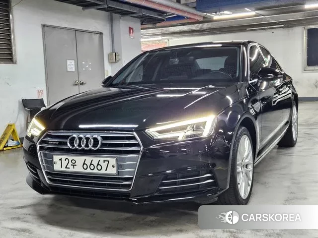 Audi A4 (B9) 2018 Черный из Кореи